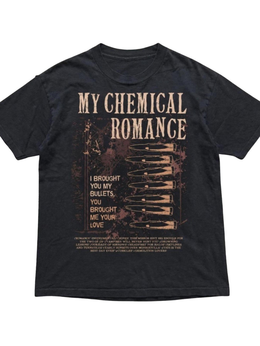 Gildan Black Graphic Tee - Band Shirt